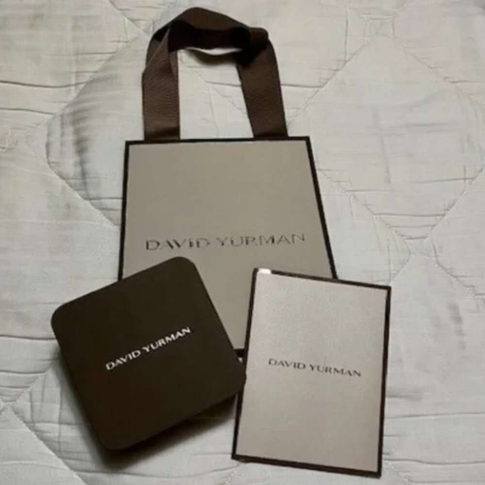 David Yurman Gift Bag and Box (all empty)